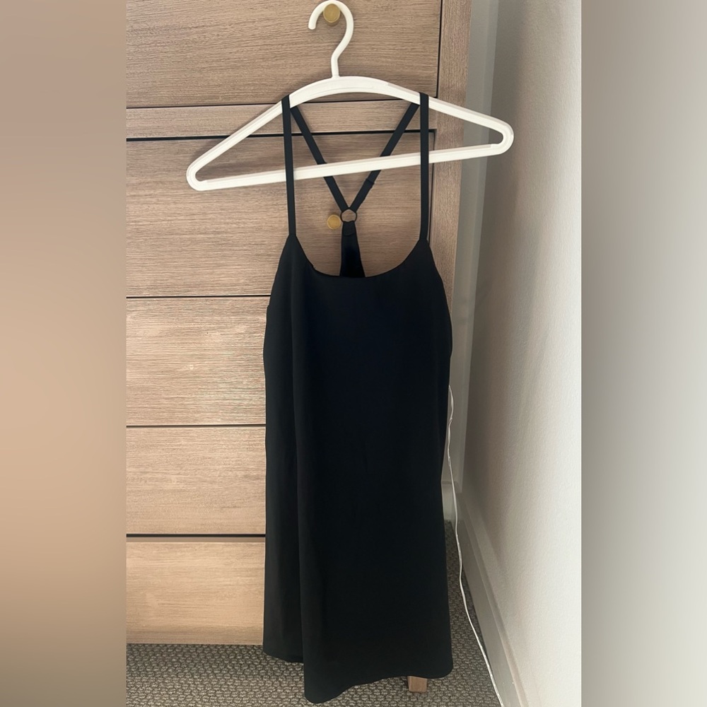 Black Strappy Tennis dress